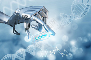 科技機械手高清圖片下載-正版圖片500739207